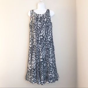Jessica Howard Sleeveless Midi Patterned Dress